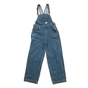 Lana Roux Overalls Womens L Denim Y2K Grunge Country Utility Farm Chore